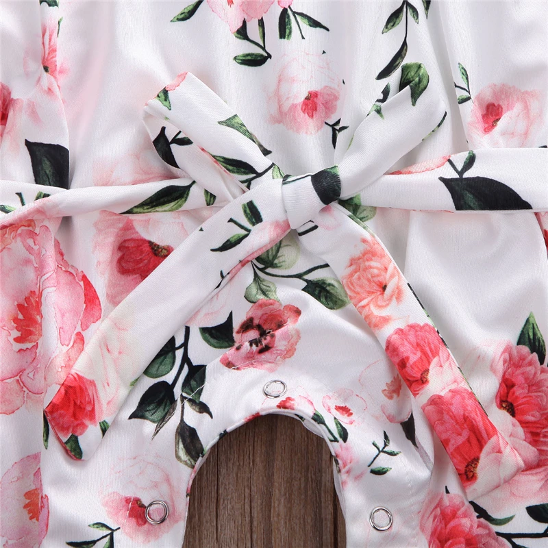 Детский комбинезон с открытыми плечами на шнуровке длинным рукавом | Мать и