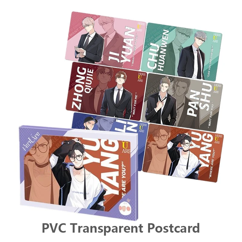 2021 блокнот из комиксов здесь вы манга Мультяшные персонажи наклейки открытка