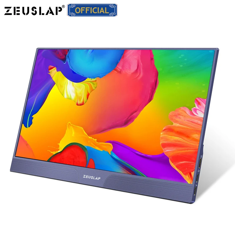 ZEUSLAP 15 6 дюймов 1080P FHD IPS USB Type C HDMI совместимый игровой портативный монитор для