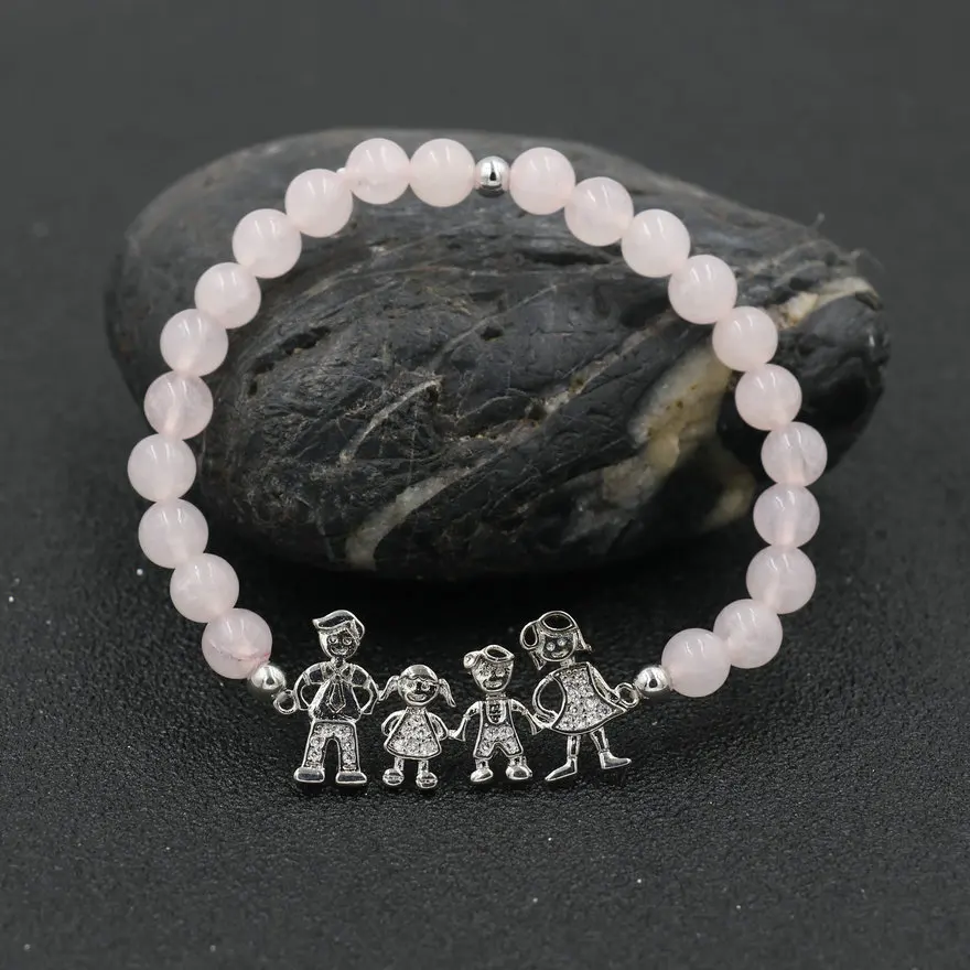 Браслеты Lucky из меди с микро цирконием для мальчиков и девочек женские браслеты