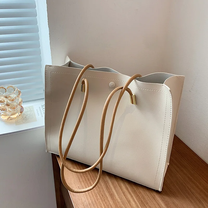 

New Fashion Large Capacity Handbags Women Designer PU Leather Tote Bags For Women 2021 Sac Femme Female Summer Shoulder Bag