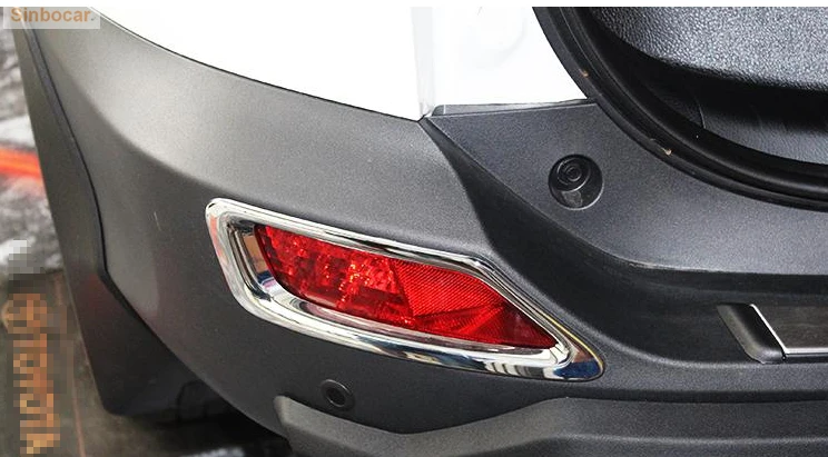 Накладка на заднюю противотуманную фару автомобиля хромированный АБС пластик