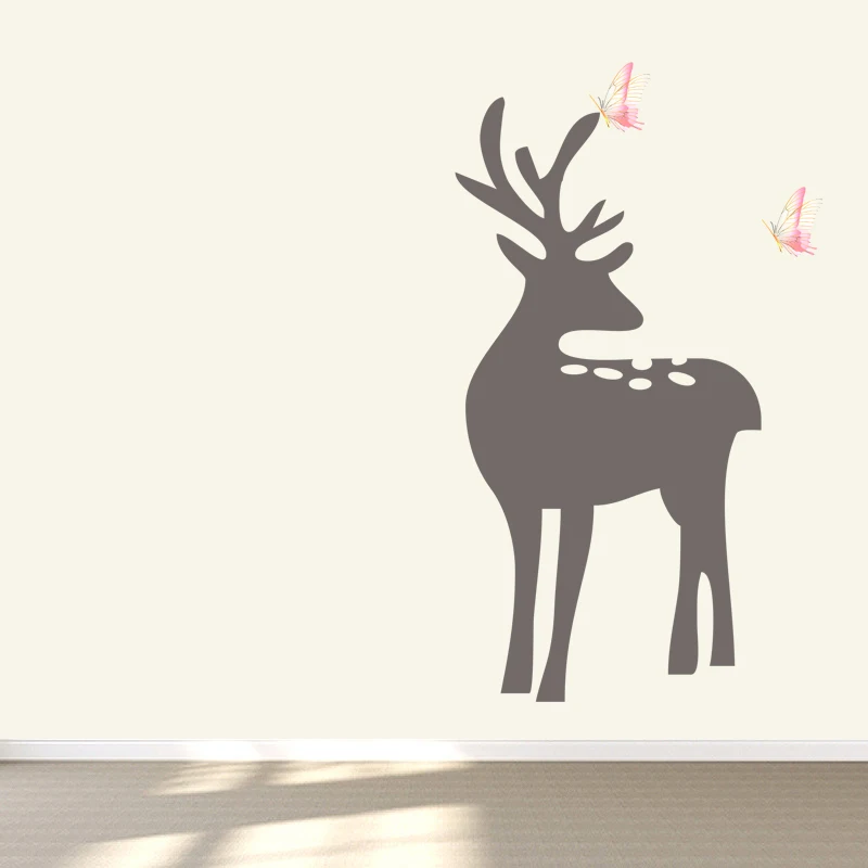 Три Ratels QC108 3 милого оленя для силуэта серии Сделай Сам наклейки прекрасно