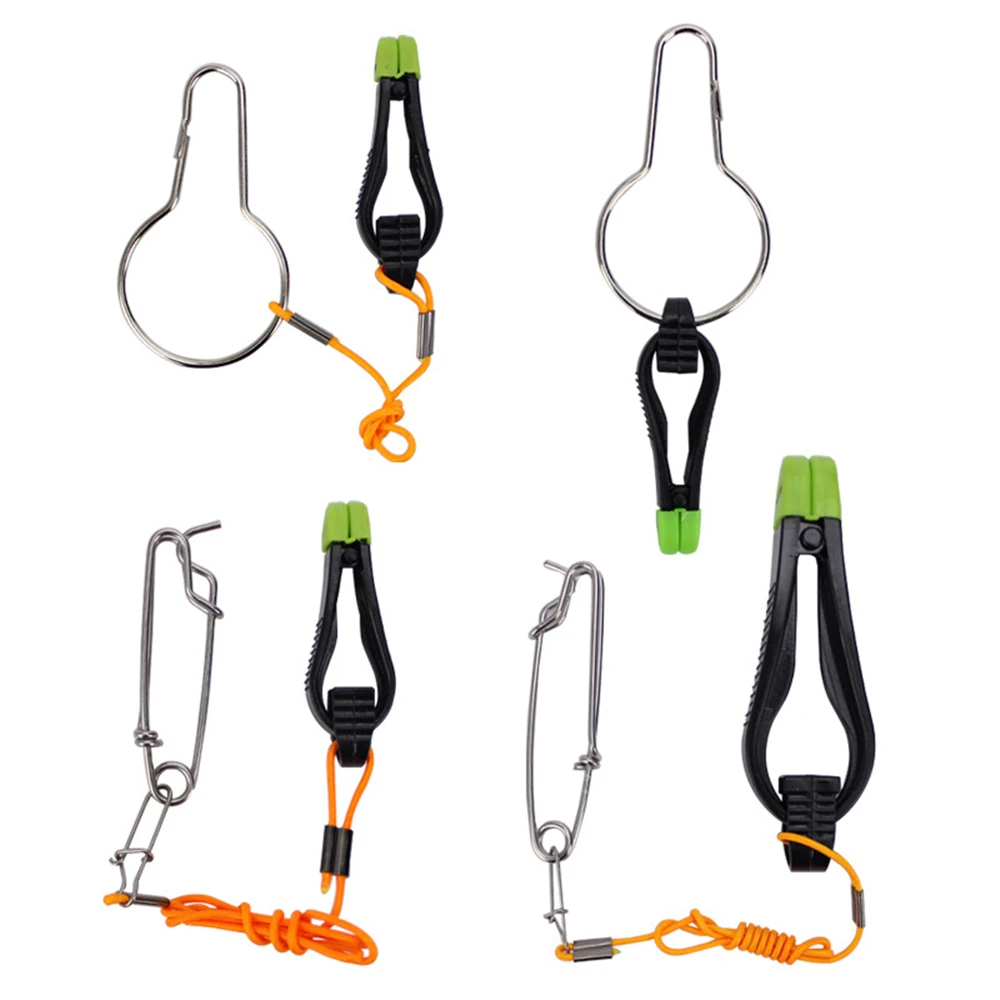 

Mini Power Grip Release Clip Downrigger Release Clips with 17" Leader Planer Board Trolling Snap Fishing Accessories