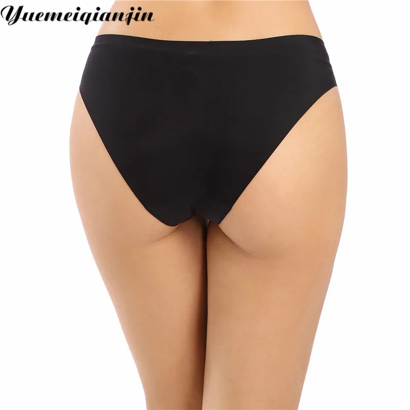 Повседневные базовые бесшовные Невидимые трусики женское нижнее белье
