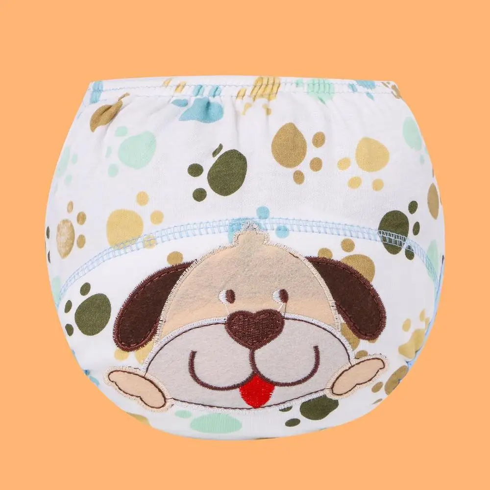 

10pcs Cotton Reusable Washable Baby Training Pants Kids Underwear Baby Cloth diaper Nappy Waterproof Infant Shorts Underewear