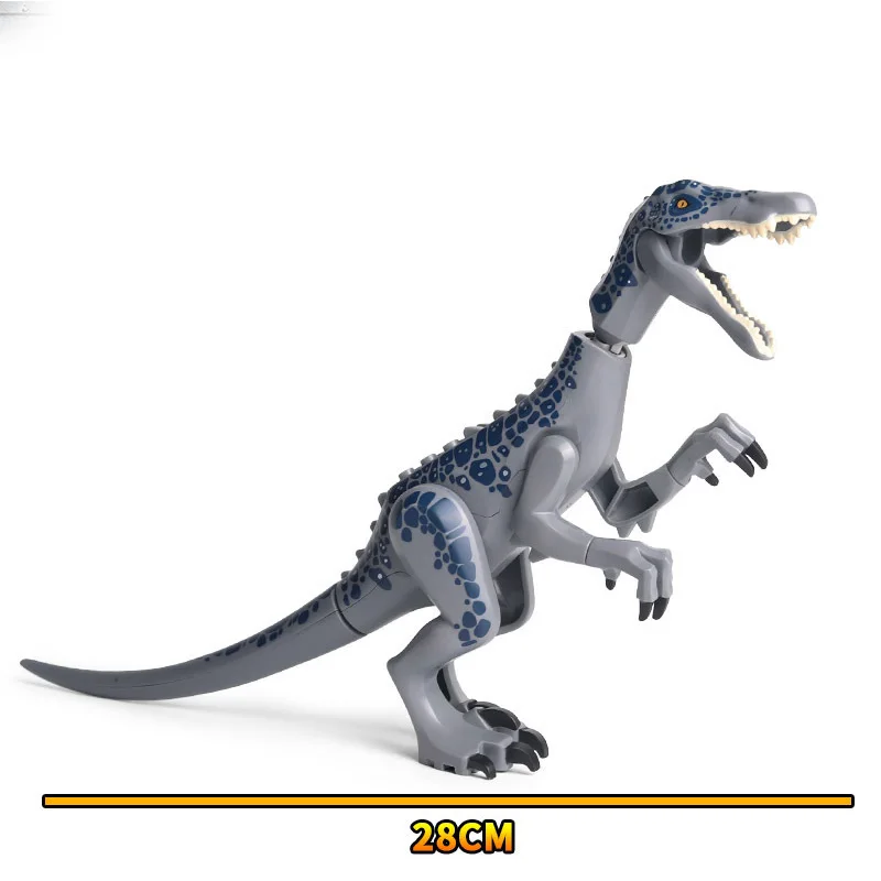 Юрского периода брутальный Раптор строительные блоки Динозавр мир 2 кирпича