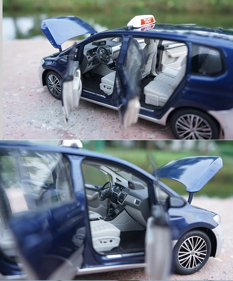 Изысканный подарок 1:18 Touran L сплава модель, моделирование литьем под давлением металлическая модель автомобиля, коллекция украшения