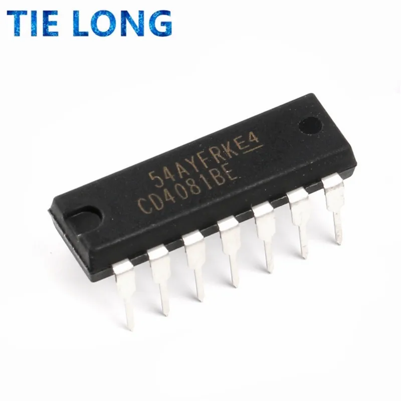 10 шт. CD4081BE DIP14 CD4081 DIP 4081 4081BE DIP-14 Новый и оригинальный IC