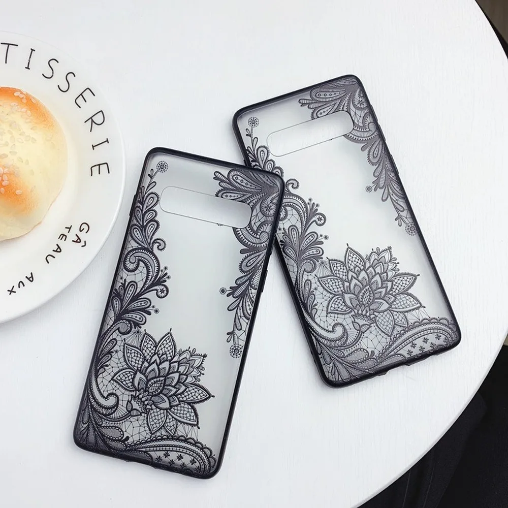 3D Кружева Цветы Чехол для телефона samsung A70 чехол A50 S8 S10 S9 классический Coque Plus S10E