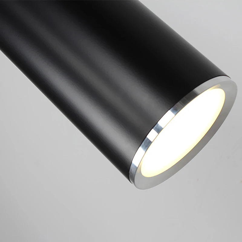 Цветная лампа на заказ диаметр 12 см алюминиевая трубка светодиодная Подвесная с