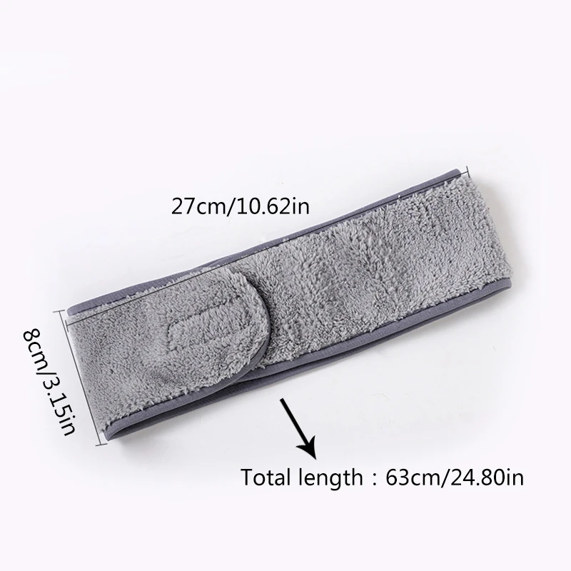 1PC Women Adjustable Makeup Towel Hair Wrap Head Band Universal Girl Soft Salon SPA Facial Headband Hairband Accessories | Красота и