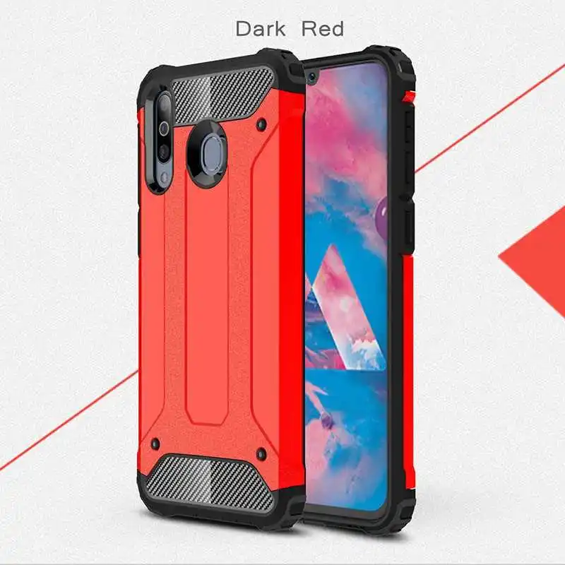 Mokoemi железная Броня ударопрочная 6," для samsung Galaxy A40s чехол для samsung Galaxy A40s чехол для сотового телефона - Цвет: Red