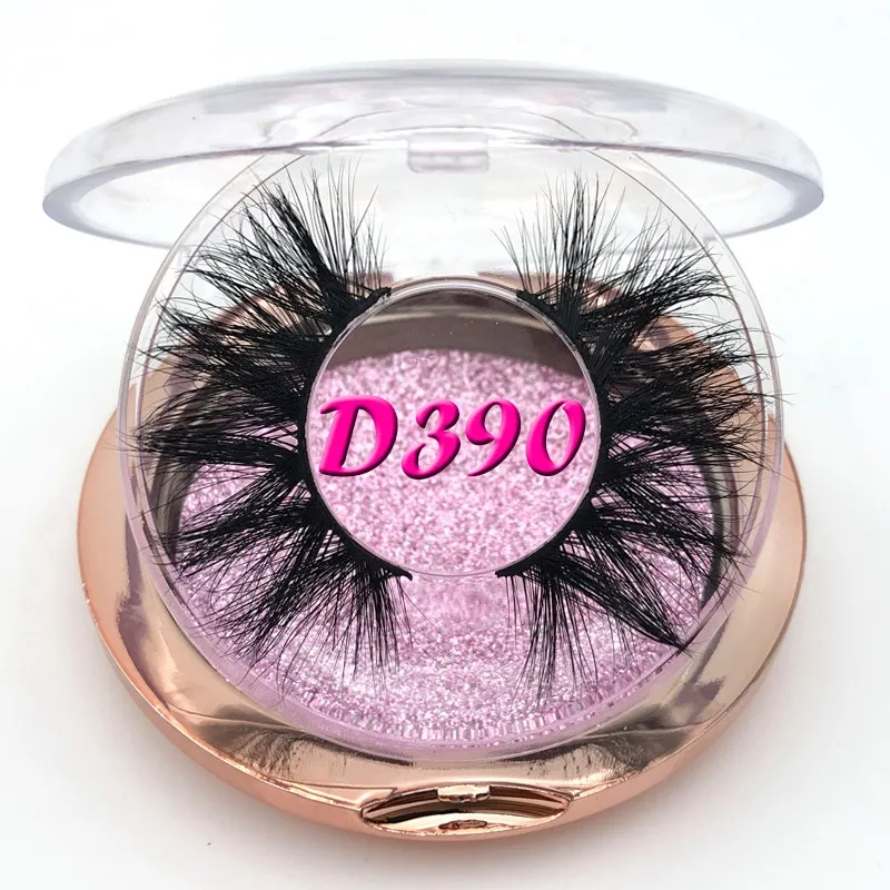 D390 Mikiwi D380 ресницы 3D норковые ресницы Роскошные ручной работы норковые ресницы среднего объема без грубости норковые накладные ресницы верхние ресницы - Цвет: D390