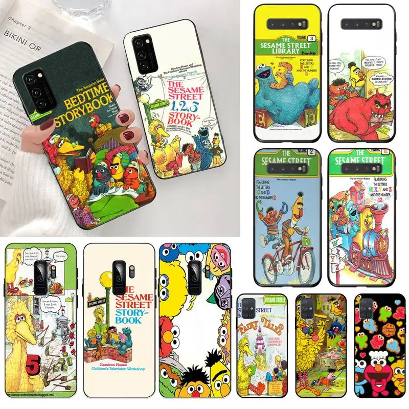 YJZFDYRM милый мультяшный Улица Сезам мягкий чехол для телефона Обложка Samsung S20 plus Ultra