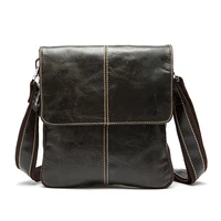 mens genuine leather shoulder bag cover zipper leather crossbody bags for men messenger bag men shoulder bags male flap