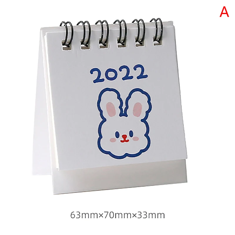 

Delicate 2022 Desktop Wall Calendar Agenda Monthly Plan Daily Schedule Planner
