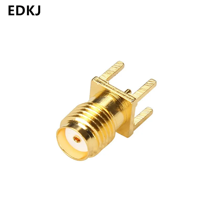 5 шт. гнездовой разъем SMA мм припой гайка край зажим для печатной платы прямое