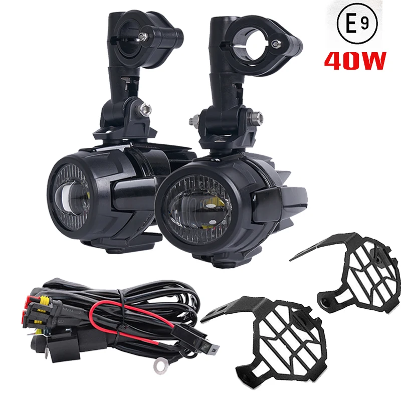 

Motorcycles Headlight Fog Lamp Led Auxiliary Driving Light For Honda-Kawasaki-Suzuki BMW-R1200GS F800GS F700GS Front Fog light.
