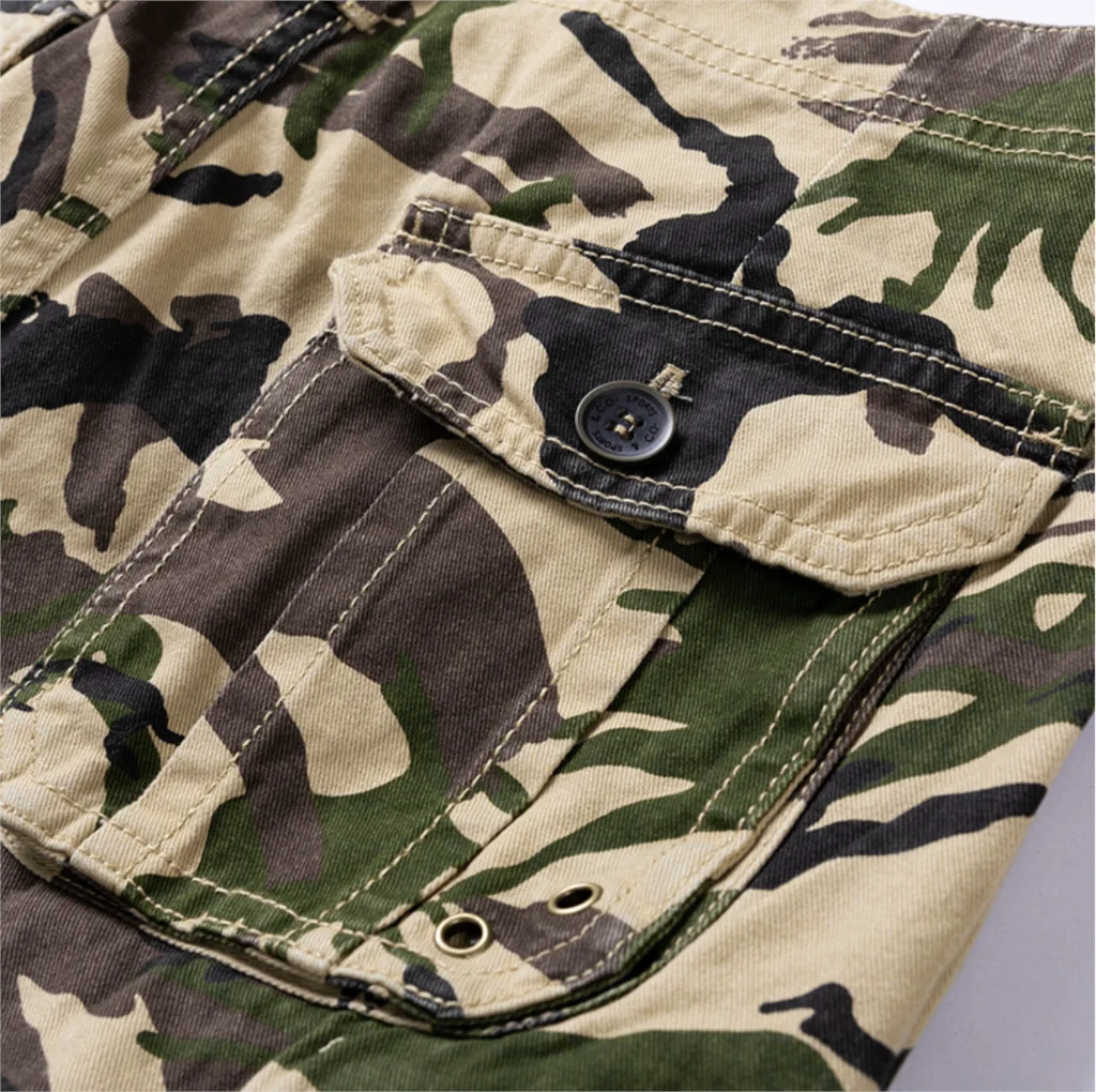 

Men Cotton Cargo Shorts 2020 Summer New Mens Casual Fashion Solid Classic Pockets Military Cargo Shorts
