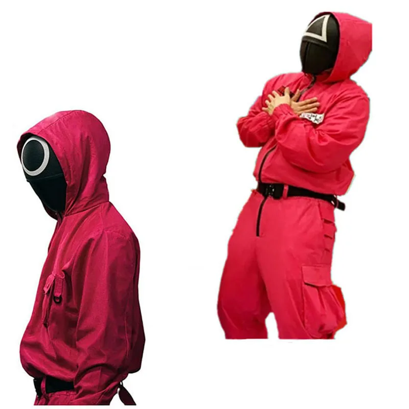 Популярный костюм для телешоу косплей из игры кальмар круглая Шестигранная