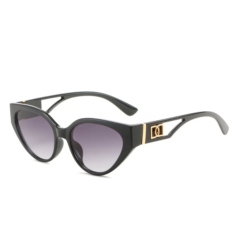 

Солнцезащитные очки «кошачий глаз» женские, стильные модные роскошные маленькие прямоугольные солнечные очки в стиле ретро, с защитой от у...