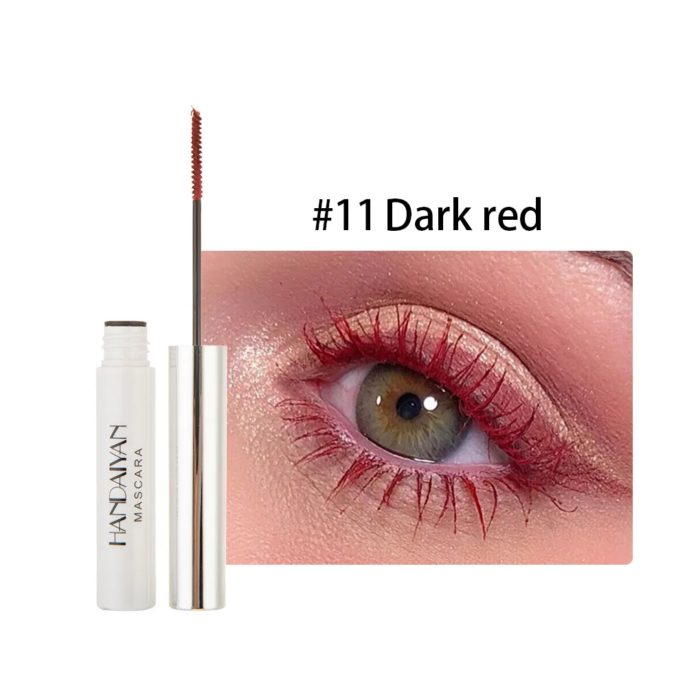 

Professional Makeup mascara Christmas hot sale thick curls lengthening waterproof Fast Dry Eyelashes non-smudge color mascara