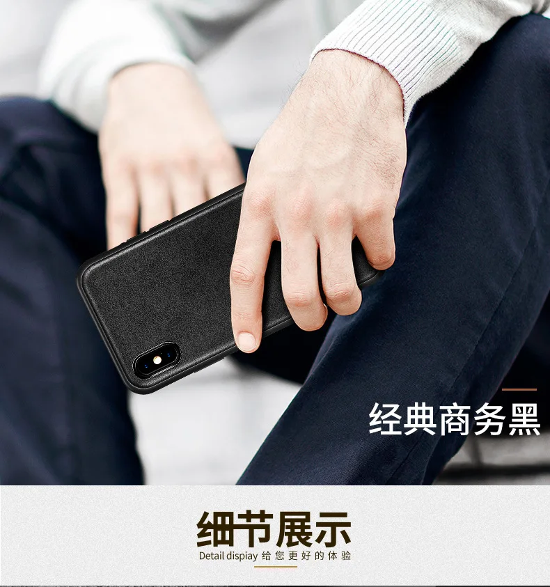 Роскошный чехол для IPhone 11 pro 7 8 Plus X XS Max XR кожаный чехол пуховая чистая зернистая задняя крышка для смартфона корпус из натуральной воловьей кожи