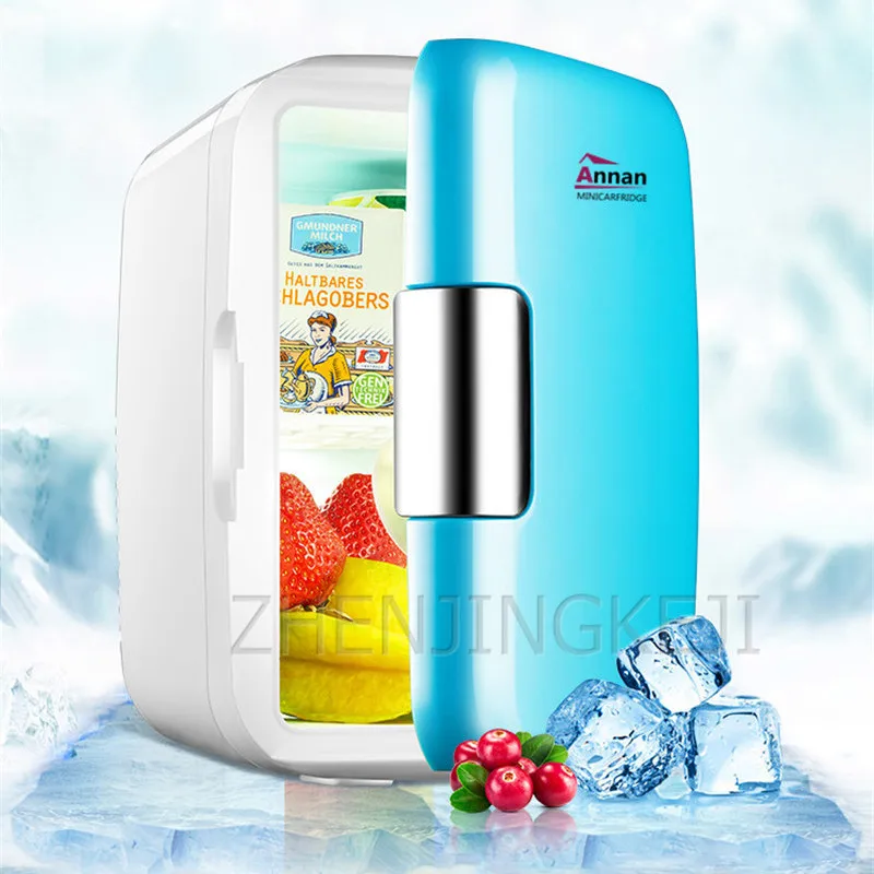 Маленький холодильник домашний 6 л/12 В быстрое охлаждение автомобиля бытовая