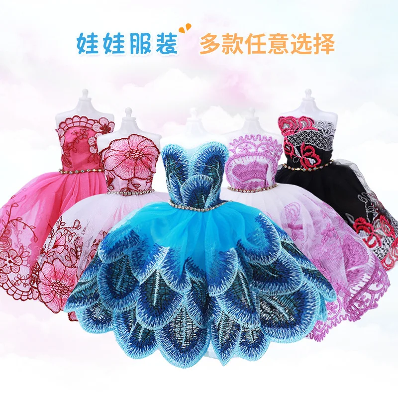 Новые креативные кукольные Платья аксессуары Свадебный костюм принцессы куклы