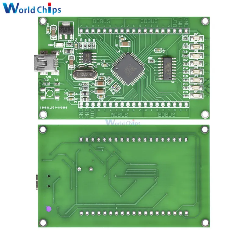 FT2232HL макетная плата обучающая FT2232H MINI FT4232H UM232H с модулем USB на SPI двойной