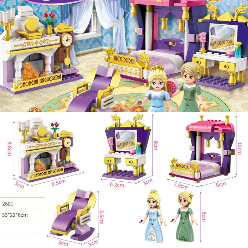 Детский конструктор Замок принцессы Leah 2605 | Игрушки и хобби