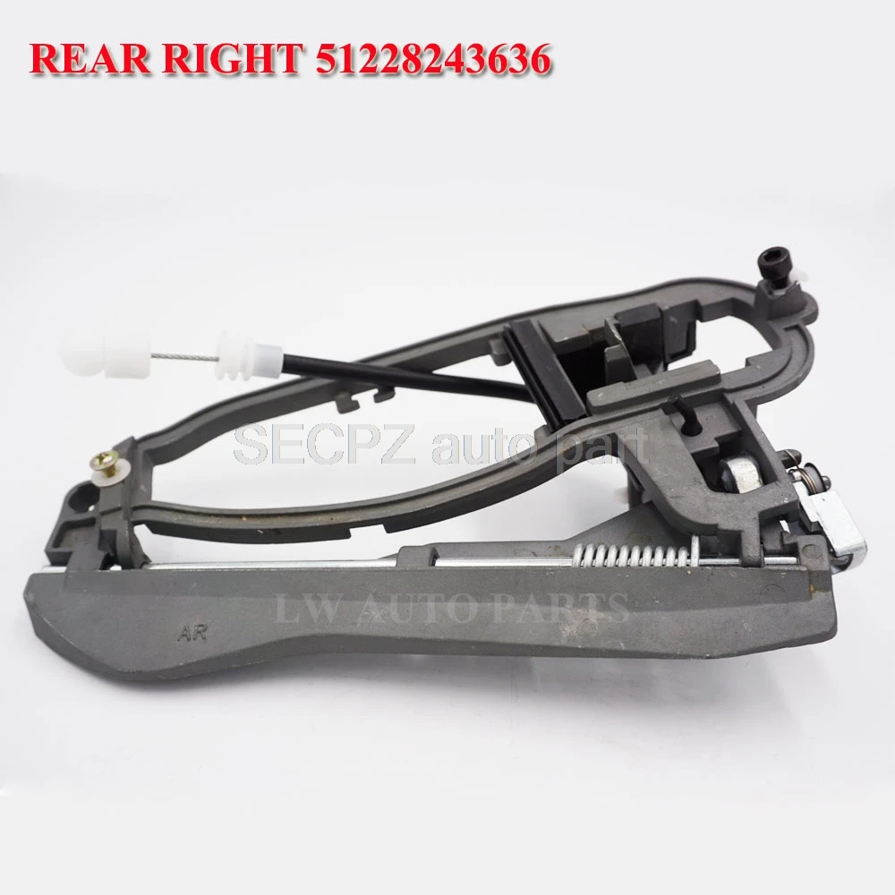 

For BMW X5 E53 2000-2007 Rear Right Side Door Handle Carrier 51228243636