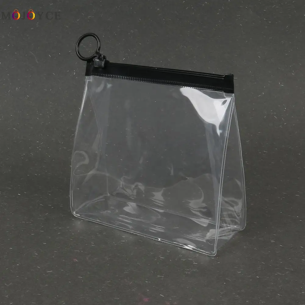 

Transparent Creative Make Up Clutch Bag Classic Texture Delicate Chic Zipper Women Dustproof Cosmetic Pouch for Travel