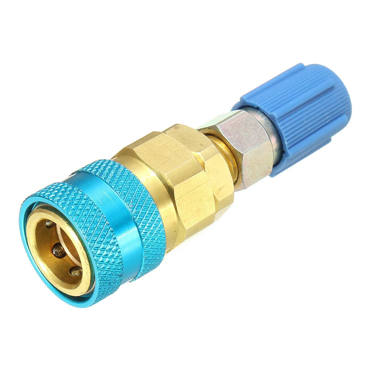

Quick Coupler Extension Adapter Red 14 Mm 17 Mm 180° A/C Air Condition Blue