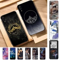 yinuoda a court of mist and fury sarah j maas phone case for huawei y 6 9 7 5 8s prime 2019 2018 enjoy 7 plus