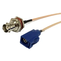 new bnc female jack nut switch fakra c connector jumper cable rg316 wholesale fast ship 15cm 6 30cm50cm100cm adapter