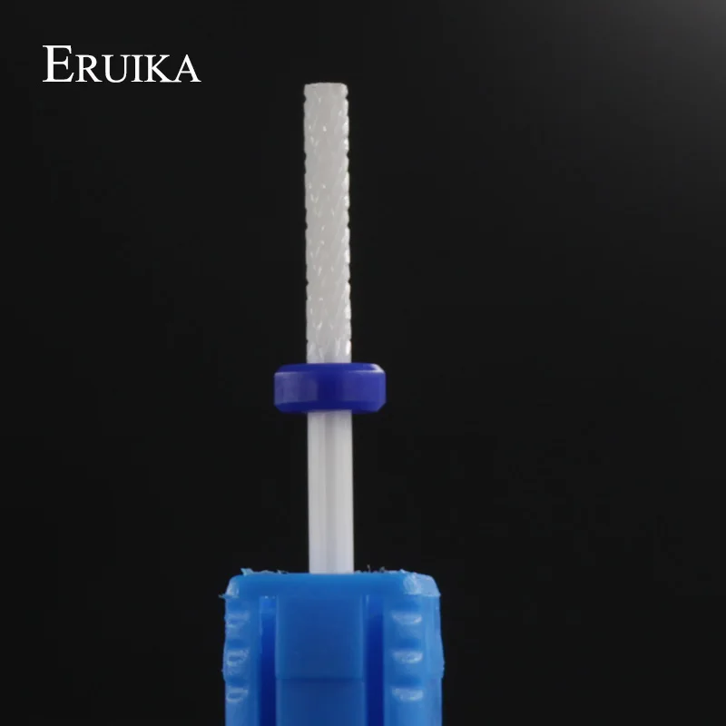 ERUIKA, керамические сверла для ногтей, фреза для удаления заусенцев и кутикулы, инструменты для маникюра