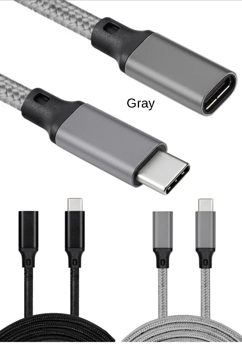 

Кабель-удлинитель USB 3,1 c (штекер)/C (гнездо), 0,3-3 м