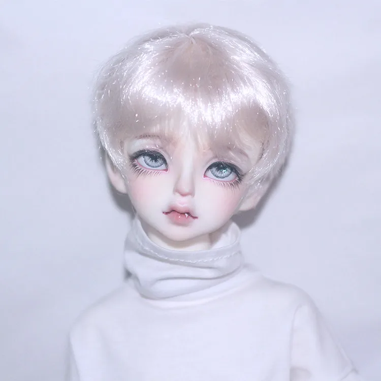 Парик для шарнирной куклы подходит ежедневных красивых и коротких волос размера
