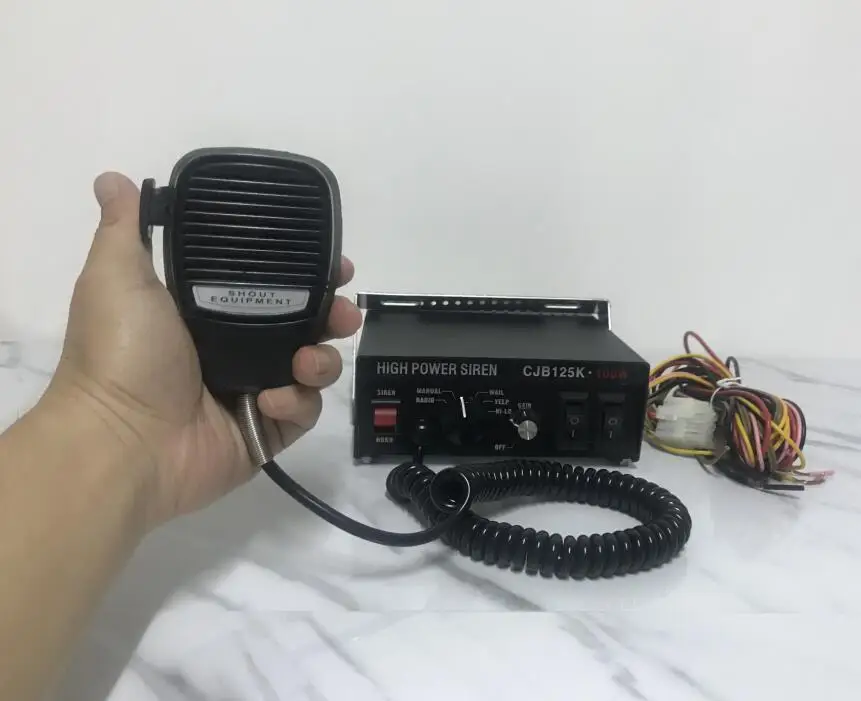 Автомобильная сигнализация CJB125K 100 Вт полицейская сирена пожарная машина