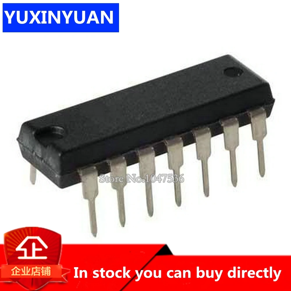 10 шт./лот NE556N DIP14 NE556 DIP 556N DIP-14 новая и оригинальная ИС | Электронные компоненты