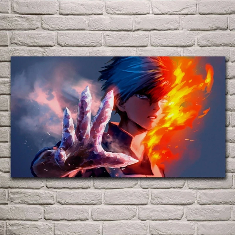 

Canvas Hd Prints Pictures 1 Pieces My Hero Academia Painting Home Decor Modular Animation Poster Wall Artwork Modern Living Room