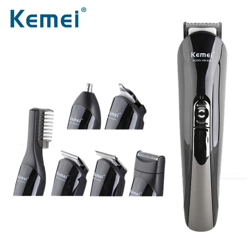 

Kemei 6in1 Multifunctional Wireless Electric Home Men's Hair Trimming Suit Beard Trimmer Electric Razor For Men Beard Shaver 40D