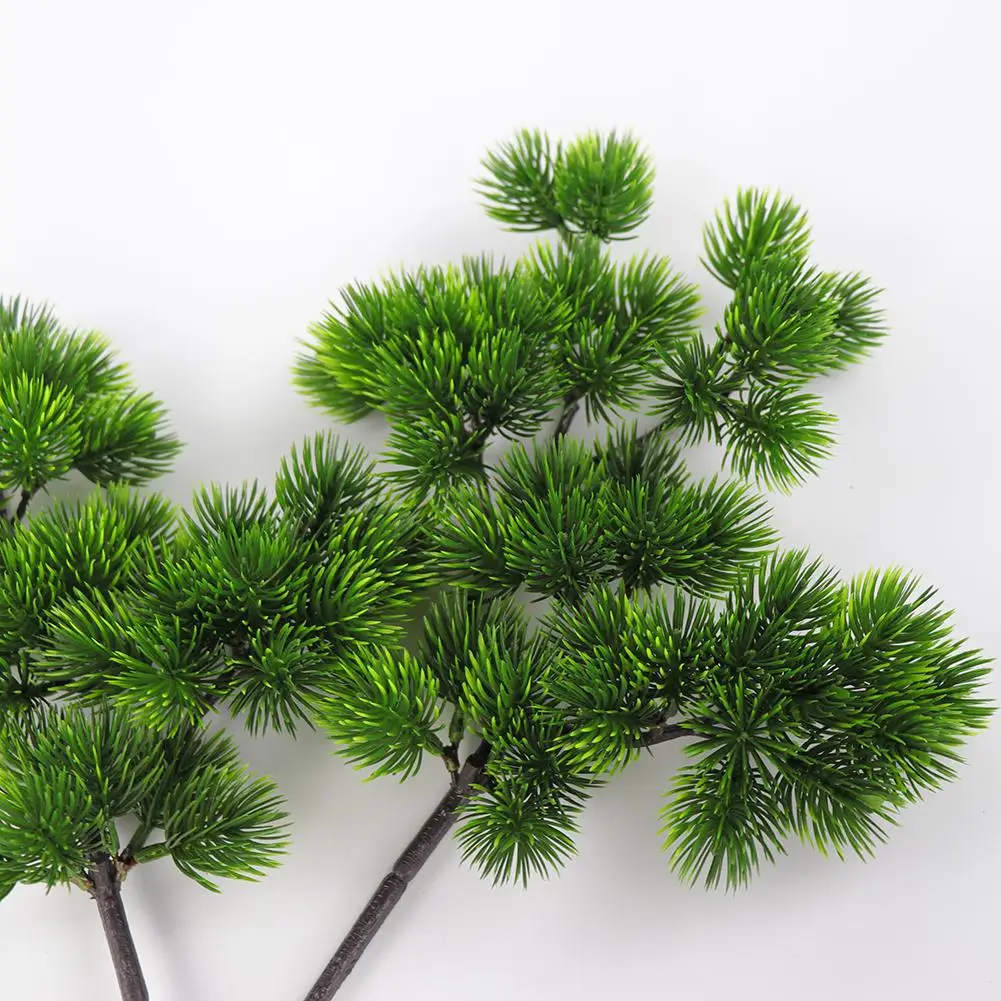 

1Pc Artificial Guest-Greeting Pine Tree Plant Bonsai Ornament Simulation Green Plant Office Garden Home Decoration