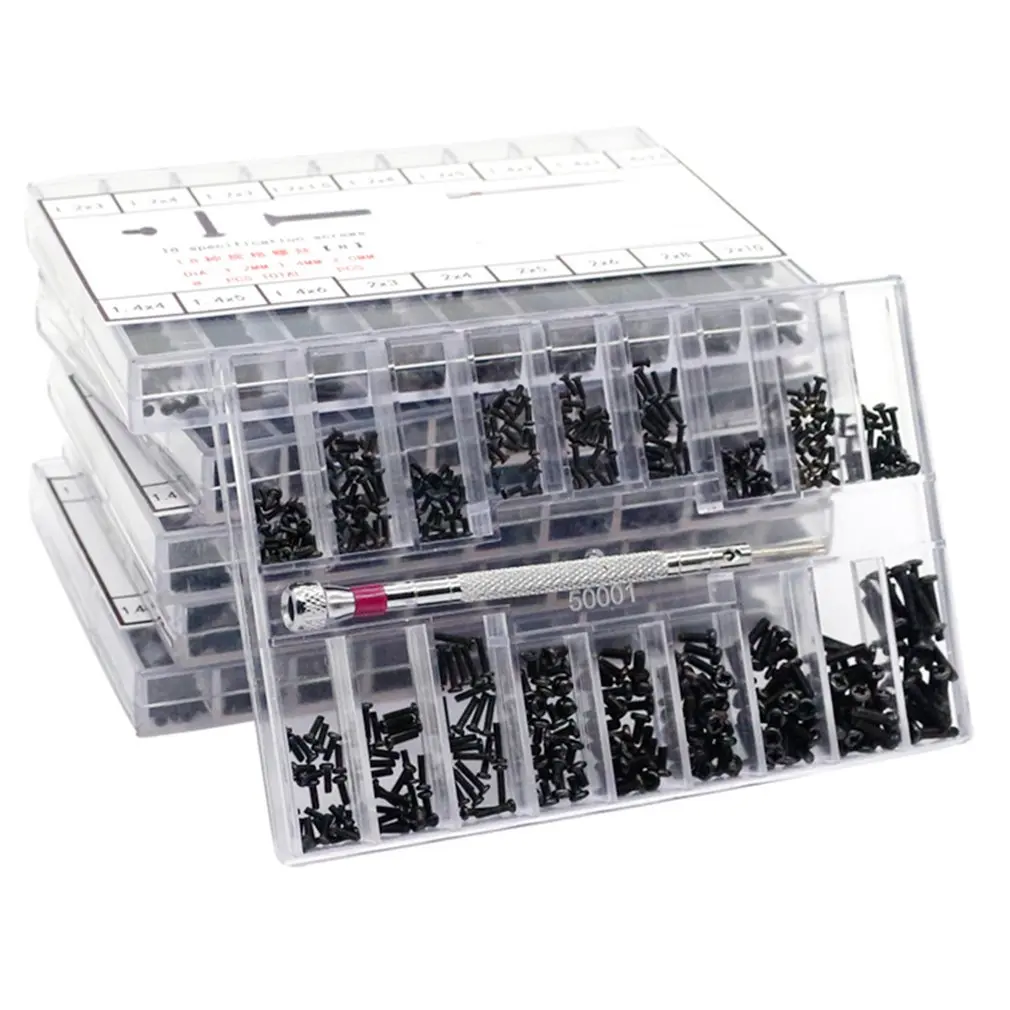 

18 Kinds Of Miniature Screw Boxes Round Head Screw Combination Screw Repair Tool Kits Screw Accessories