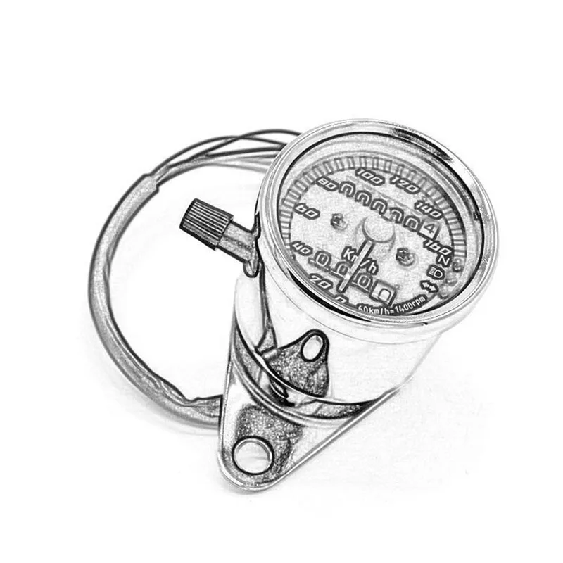 

1000 Rpm Motorcycle Panel Speedometer Dial Odometer LED Multi-Function Digital Indicator Tachometer Fuel Meter For Honda