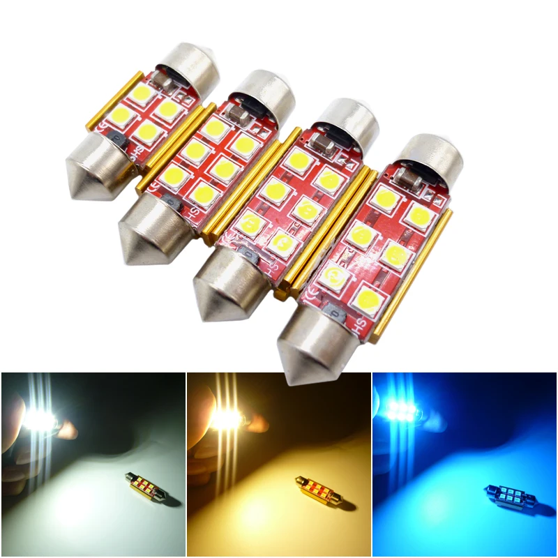 

2x C5w Led Canbus Bulb Error Free Festoon Led Car Interior Lights Dome Lamp For Volkswagen Vw Golf 4 5 6 7 Passat B6 B5 B7 Polo
