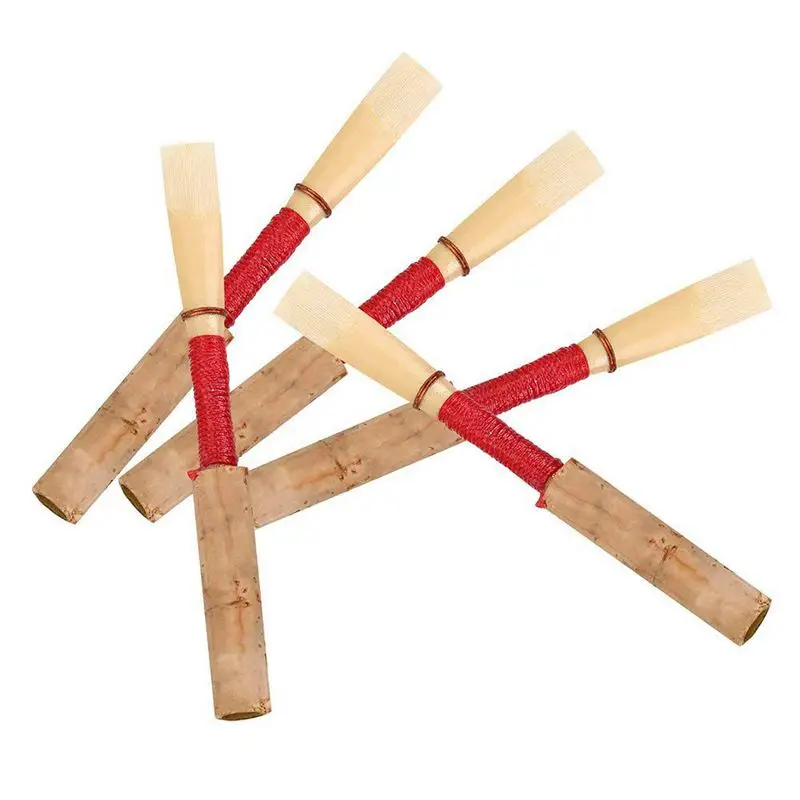 5pcs Oboe Reeds Strength Medium Soft Handmade with Red Cork | Спорт и развлечения