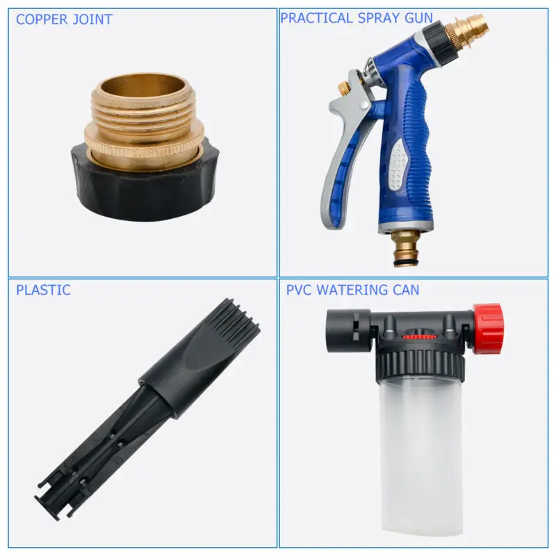 1 шт. автомобильная мойка под давлением Регулируемый пистолет из пены для снежной